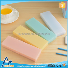 Customized colorful plastic pencil box